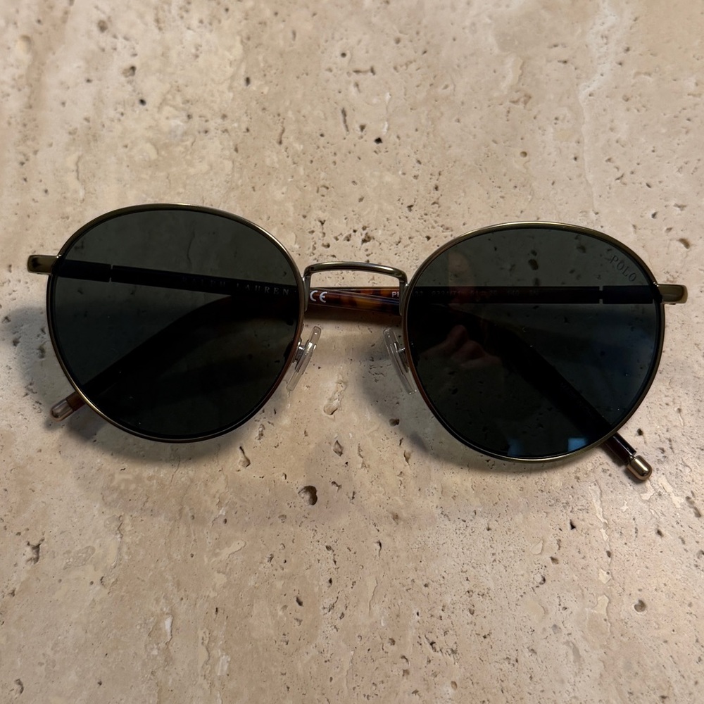 Polo by Ralph Lauren Round Metal Classic Sunglasses 🕶️